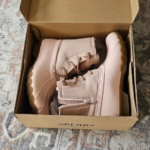 Sperry Pink Boots